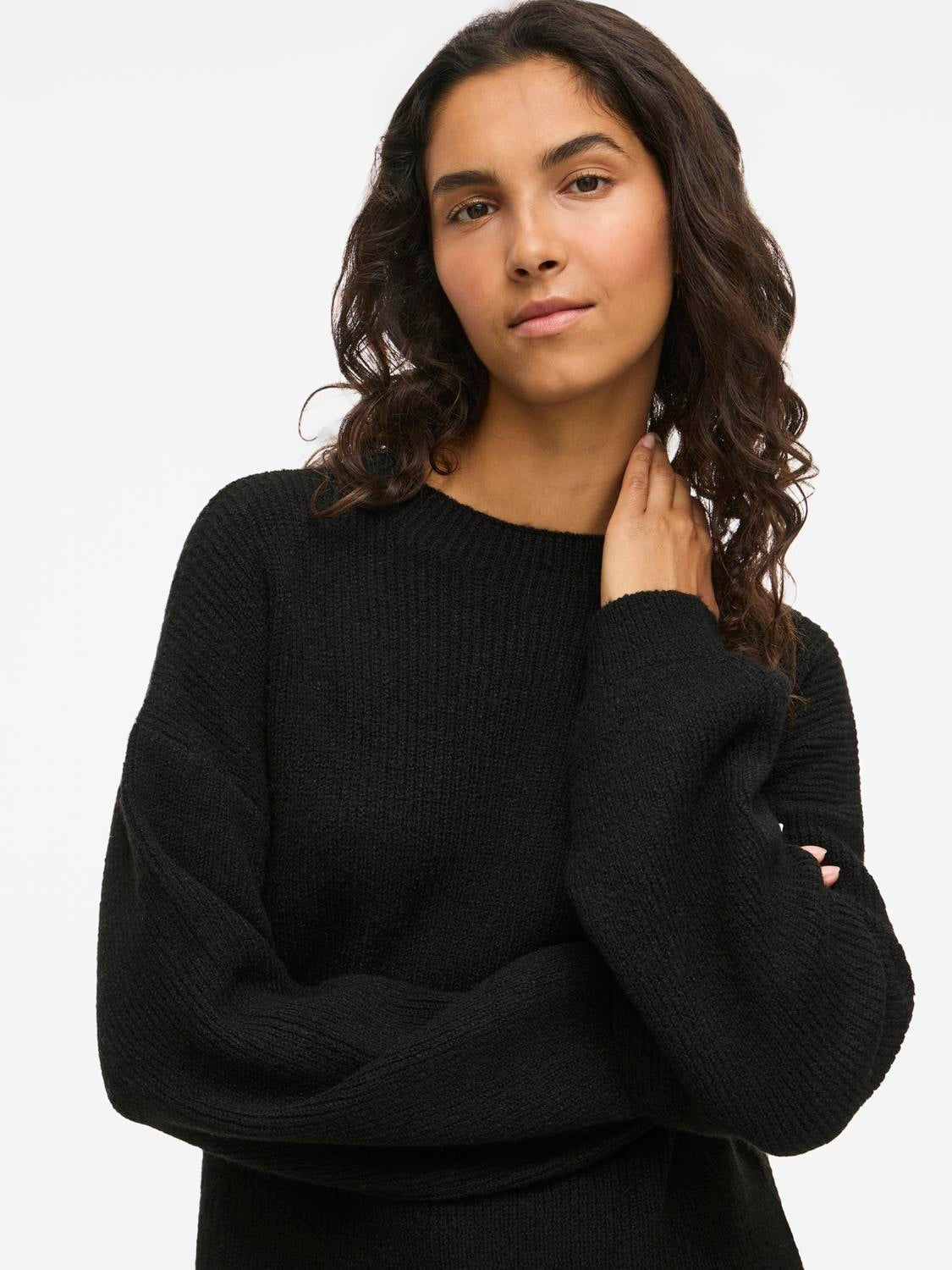 VILASSIA Pullover - Black Beauty - VERO MODA & VILA Bergvik